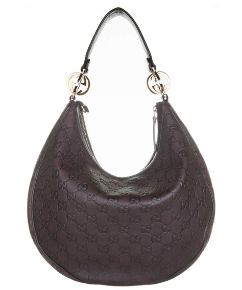 gucci geniune leather hobo purses|Gucci guccissima hobo bag.